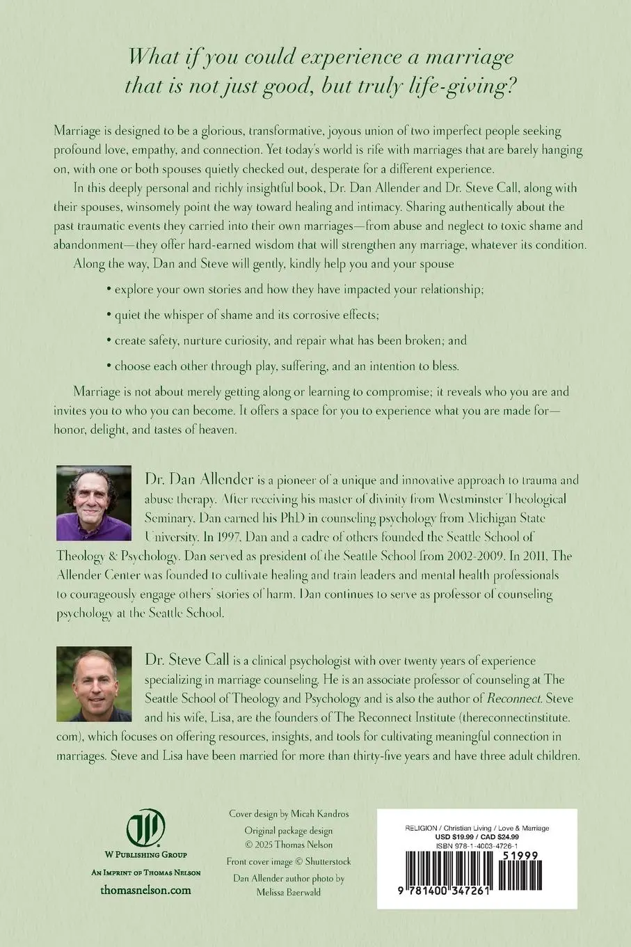 Rückseite: 9781400347261 | The Deep-Rooted Marriage | Cultivating Intimacy, Healing, and Delight