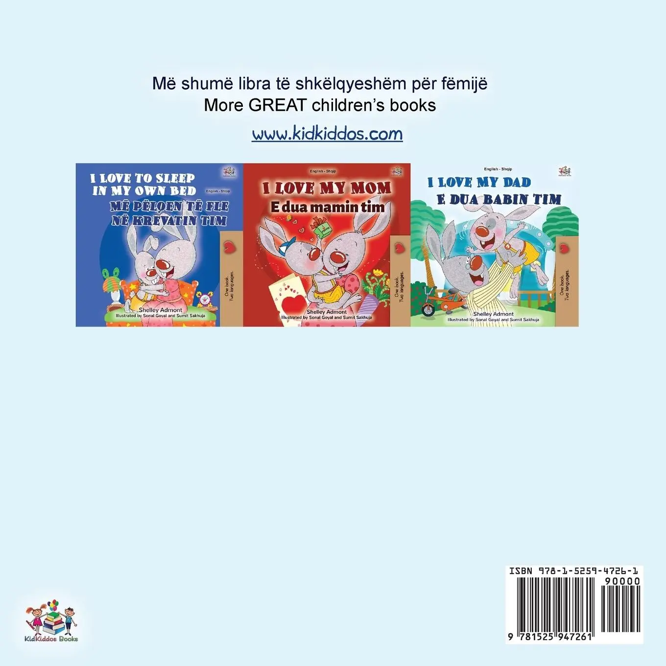 Rückseite: 9781525947261 | I Love My Dad (Albanian English Bilingual Book for Kids) | Taschenbuch