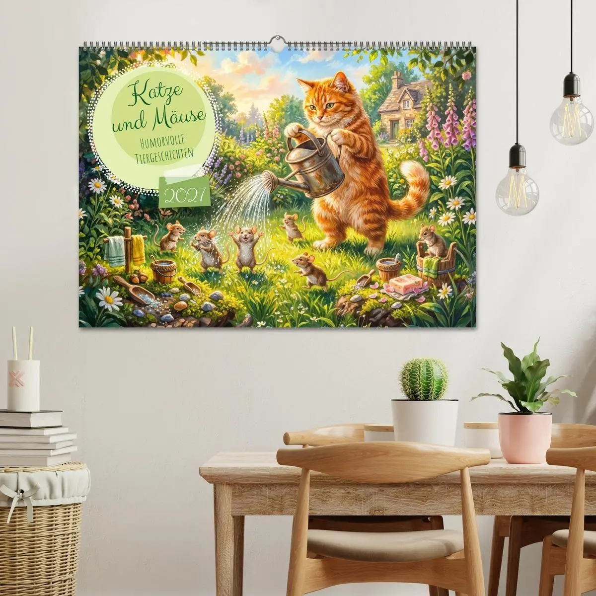 Bild: 9783594367261 | Katze und Mäuse - Humorvolle Tiergeschichten (Wandkalender 2027 DIN...