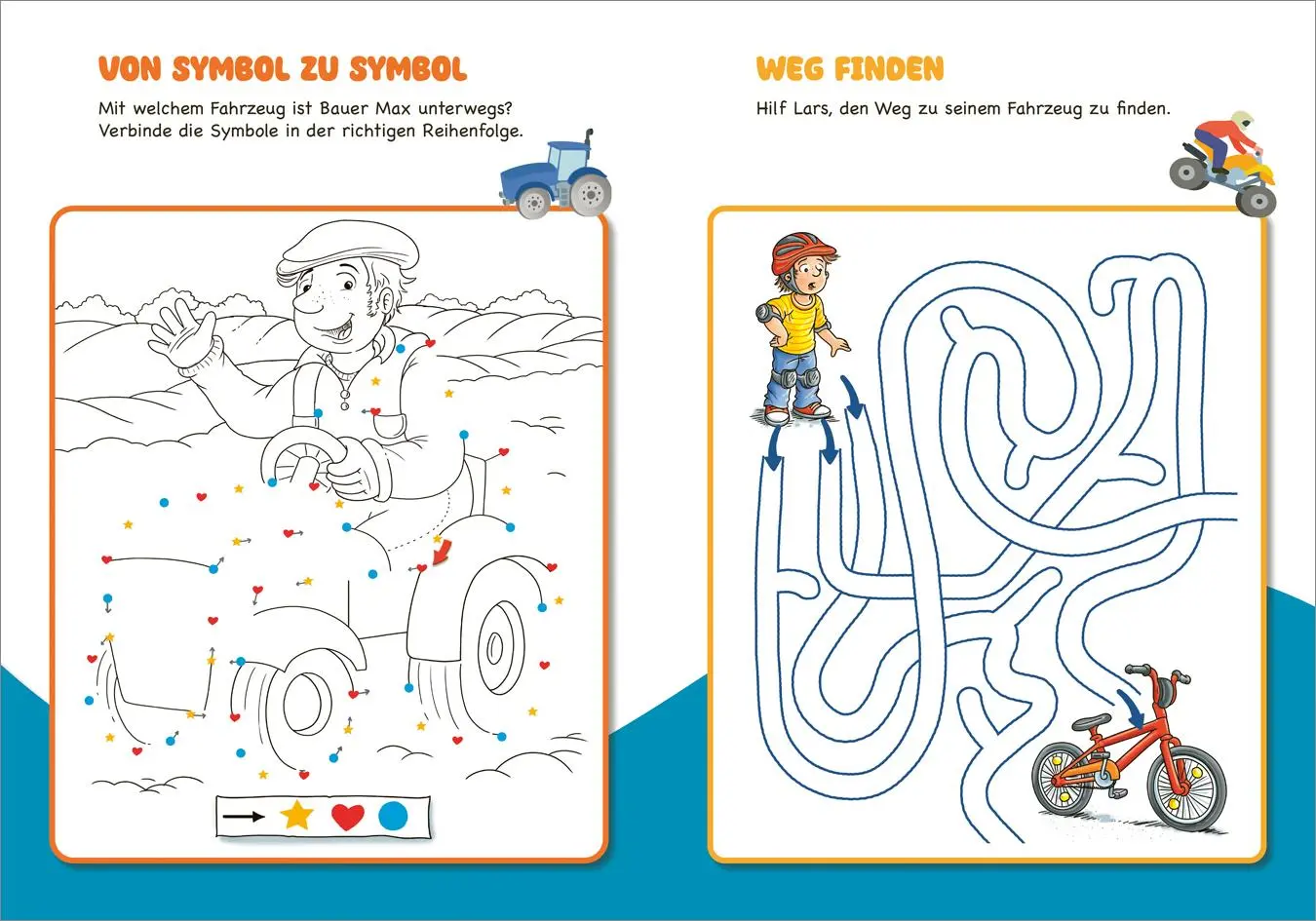 Bild: 9783788647261 | Malen und Rätseln für Kindergartenkinder. Fahrzeuge | Stefan Lohr