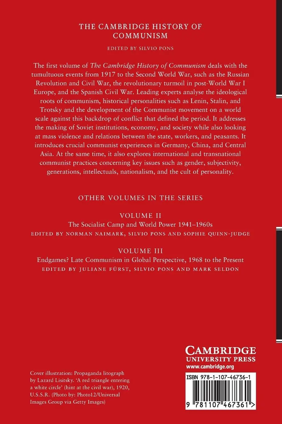 Rückseite: 9781107467361 | The Cambridge History of Communism | Silvio Pons (u. a.) | Taschenbuch