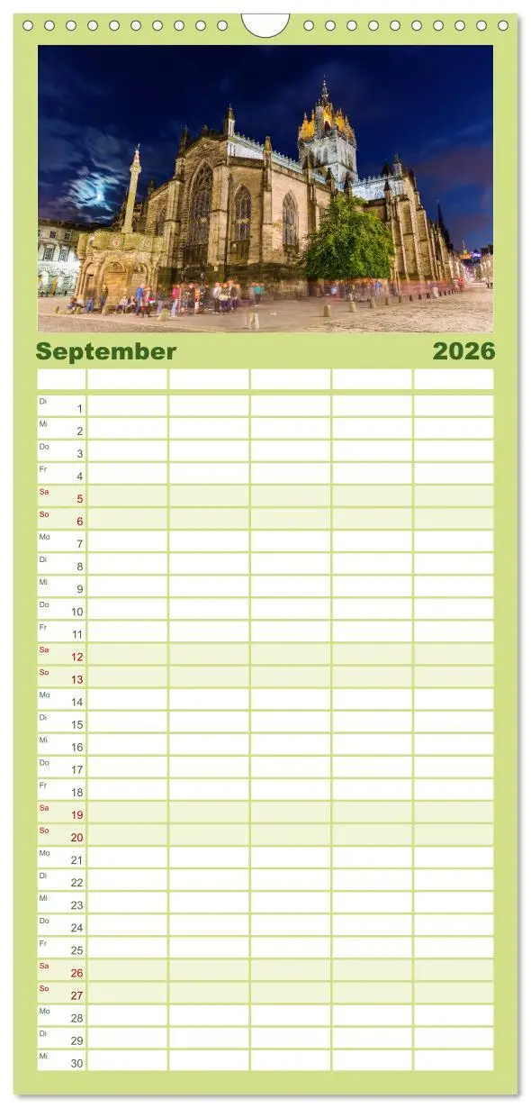 Bild: 9783516517361 | Familienplaner 2026 - Edinburgh - Impressionen aus der schottischen...