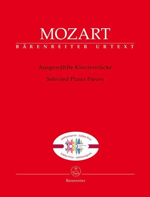Cover: 9790006577361 | Ausgewählte Klavierstücke | Wolfgang Amadeus Mozart | Deutsch | 2023
