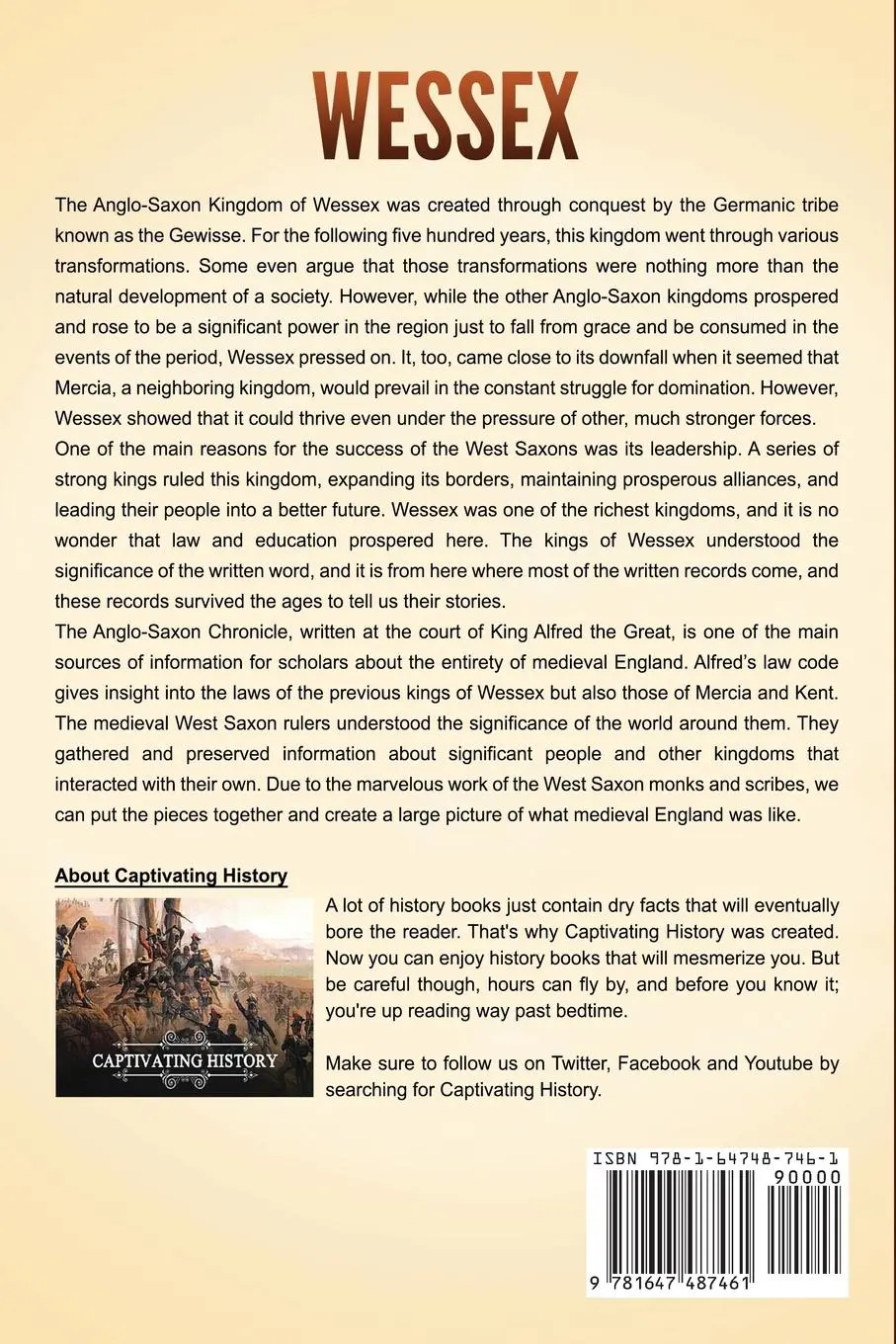 Rückseite: 9781647487461 | Wessex | Captivating History | Taschenbuch | Englisch | 2020