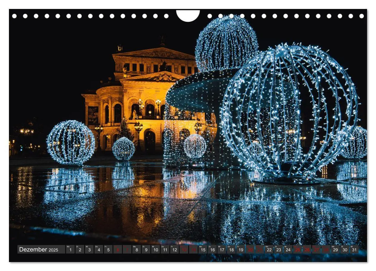 Bild: 9783383857461 | Frankfurts schönste Orte (Wandkalender 2025 DIN A4 quer), CALVENDO...