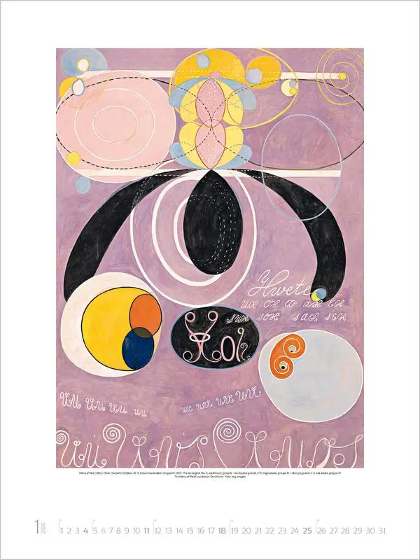 Bild: 9783731887461 | Hilma af Klint 2026 | Verlag Korsch | Kalender | 14 S. | Deutsch