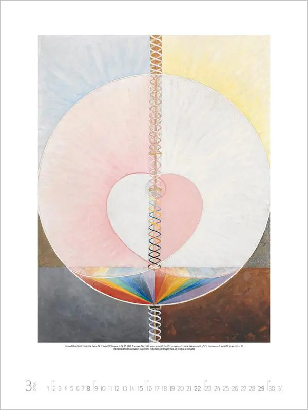 Bild: 9783731887461 | Hilma af Klint 2026 | Verlag Korsch | Kalender | 14 S. | Deutsch