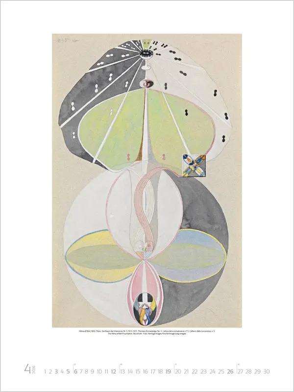Bild: 9783731887461 | Hilma af Klint 2026 | Verlag Korsch | Kalender | 14 S. | Deutsch