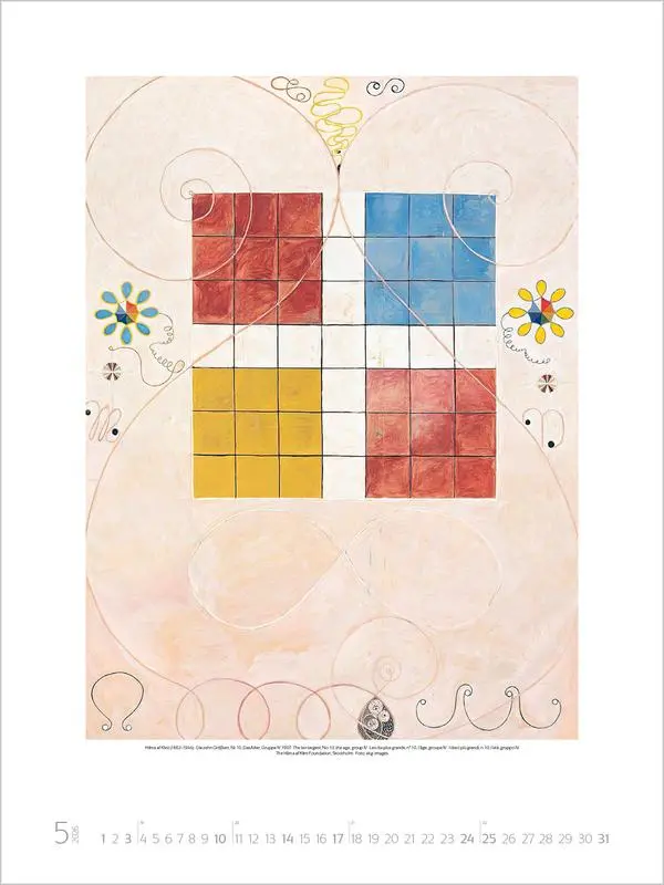 Bild: 9783731887461 | Hilma af Klint 2026 | Verlag Korsch | Kalender | 14 S. | Deutsch