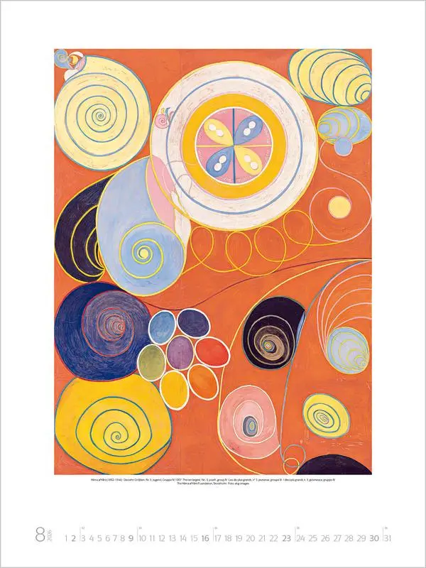 Bild: 9783731887461 | Hilma af Klint 2026 | Verlag Korsch | Kalender | 14 S. | Deutsch