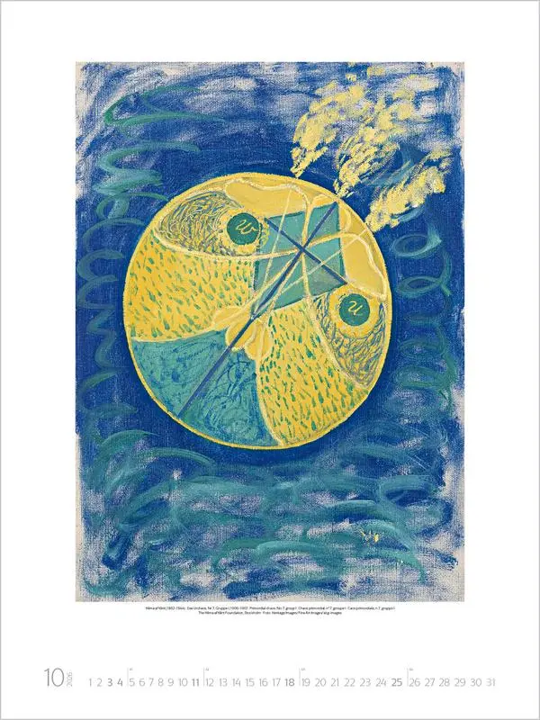 Bild: 9783731887461 | Hilma af Klint 2026 | Verlag Korsch | Kalender | 14 S. | Deutsch