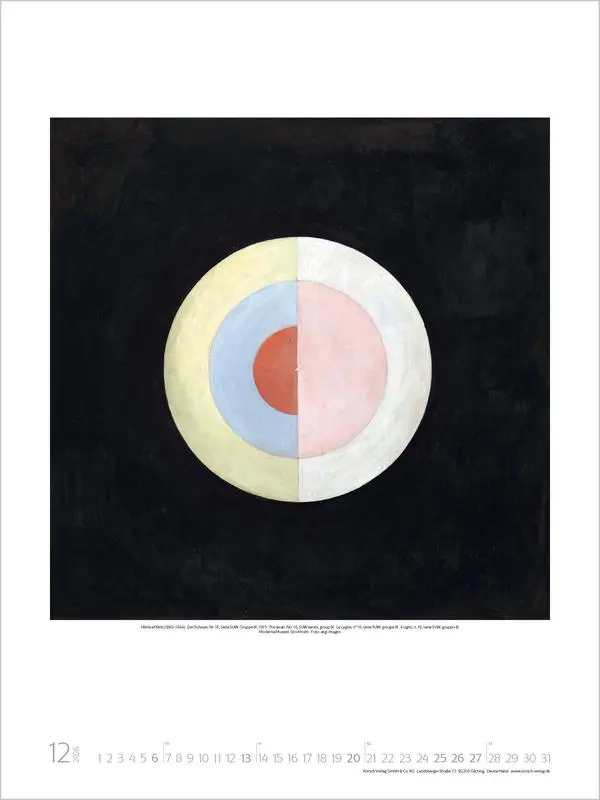 Bild: 9783731887461 | Hilma af Klint 2026 | Verlag Korsch | Kalender | 14 S. | Deutsch