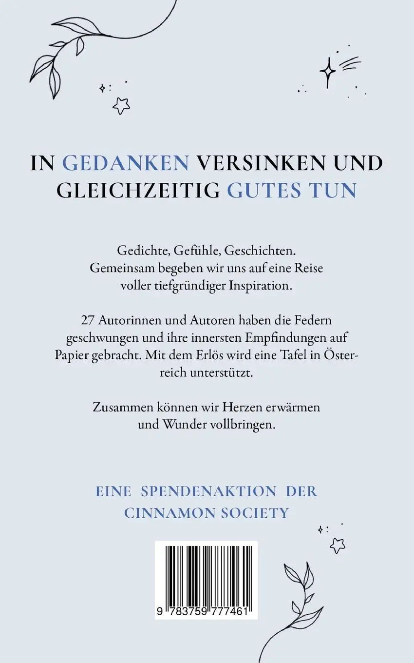 Rückseite: 9783759777461 | Zimt und Poesie | Sternschnuppenstunden | Cinnamon Society | Buch