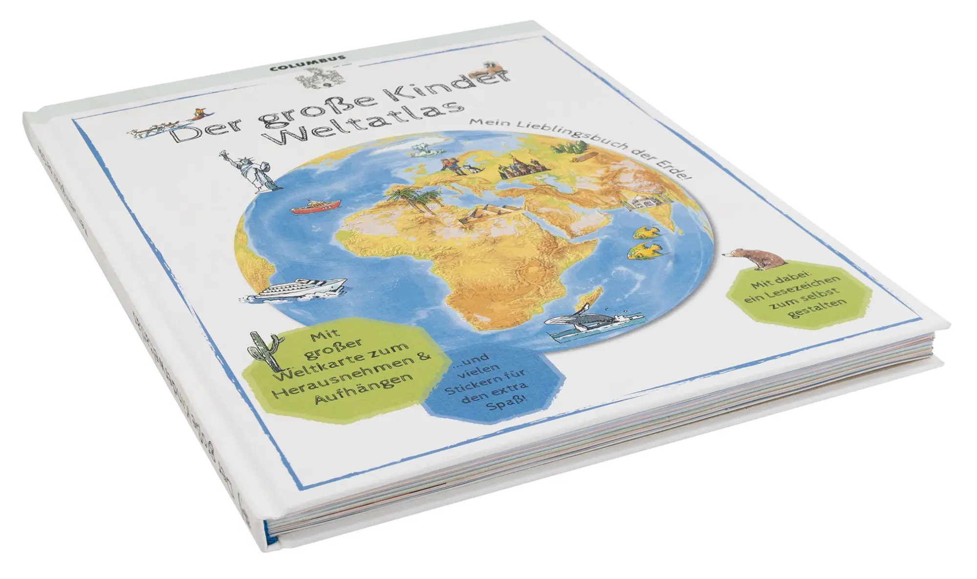 Cover: 9783955247461 | Der große Kinder Weltatlas | Mein Lieblingsbuch der Erde | Deutsch