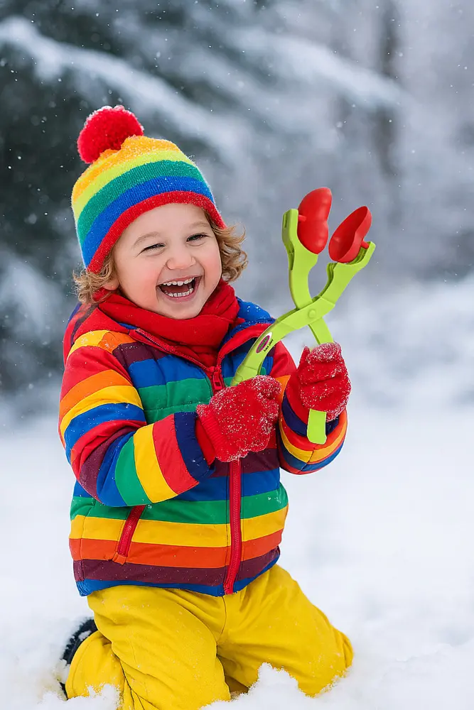 Bild: 4042774477561 | Snow Play Schneeballzange Herz und Stern 2in1 | 461163 | Deutsch