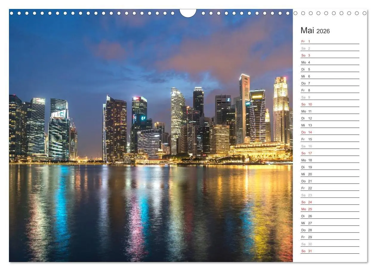Bild: 9783457957561 | Skylines weltweit (Wandkalender 2026 DIN A3 quer), CALVENDO...