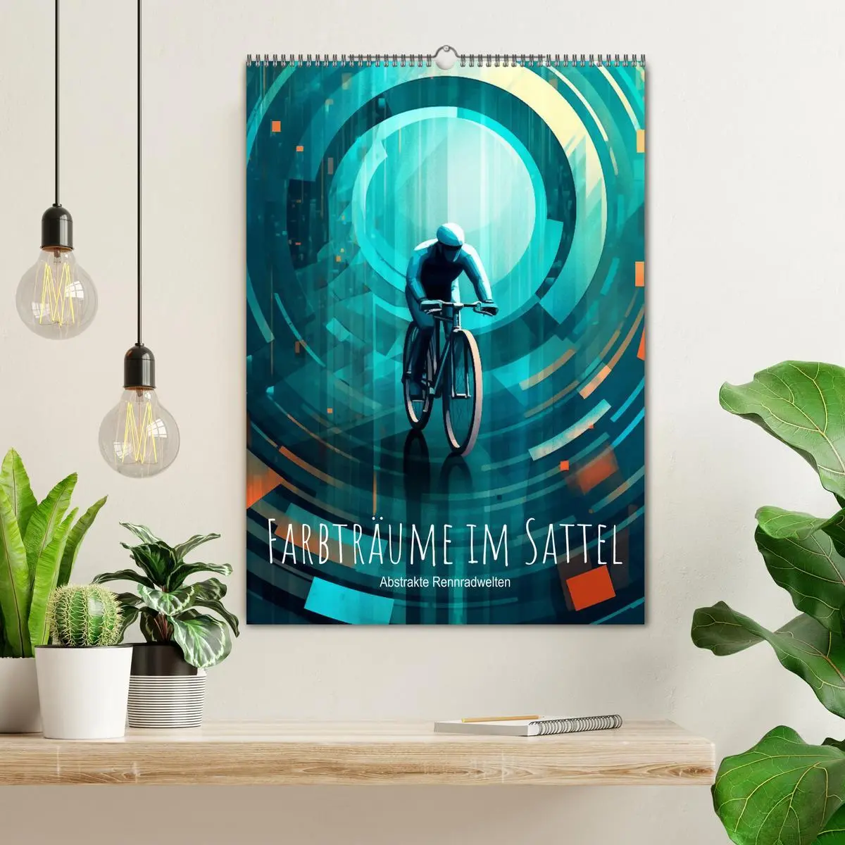 Bild: 9783516287561 | Farbträume im Sattel: Abstrakte Rennradwelten (Wandkalender 2026...
