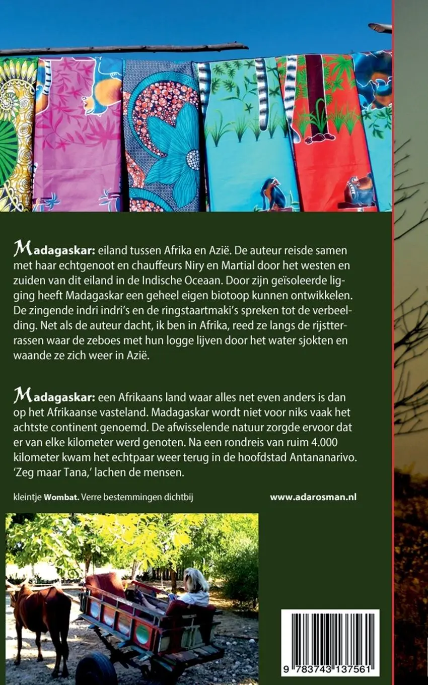 Rückseite: 9783743137561 | De baobabs van Morondava | op reis door Madagaskar | Rosman-Kleinjan