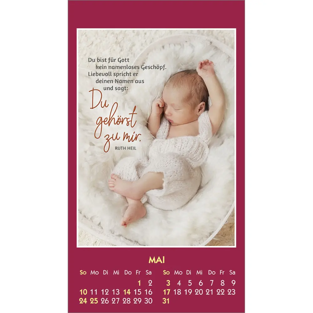 Bild: 9783754887561 | Du bist unendlich wertvoll 2026 | Mini-Aufkleber-Kalender | Ruth Heil