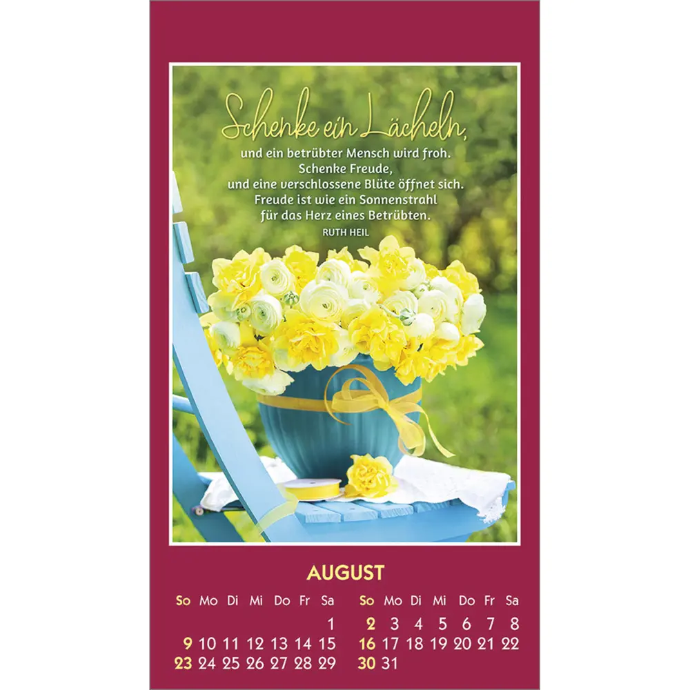 Bild: 9783754887561 | Du bist unendlich wertvoll 2026 | Mini-Aufkleber-Kalender | Ruth Heil
