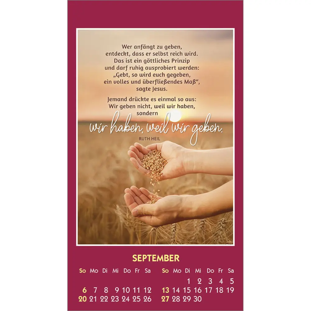 Bild: 9783754887561 | Du bist unendlich wertvoll 2026 | Mini-Aufkleber-Kalender | Ruth Heil