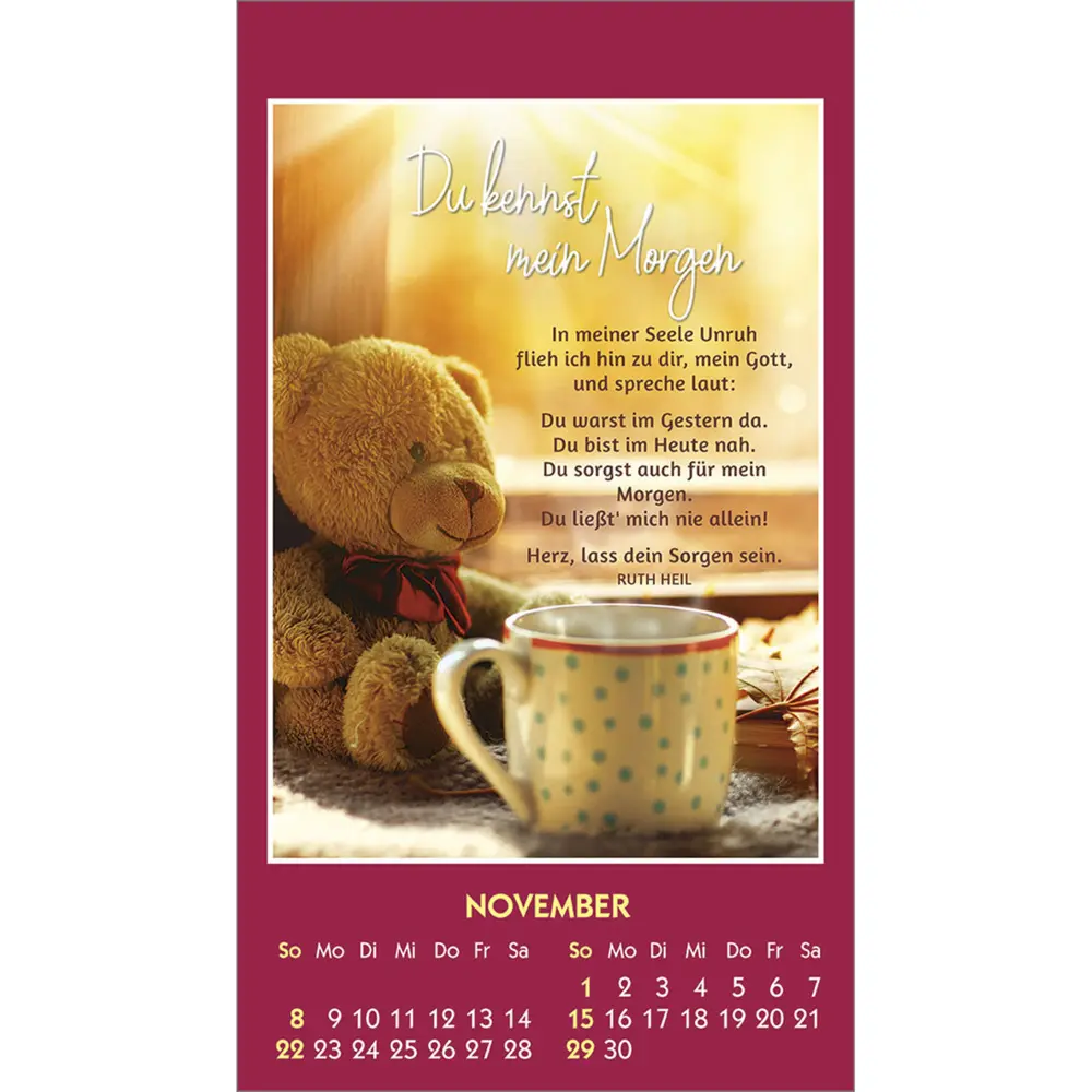 Bild: 9783754887561 | Du bist unendlich wertvoll 2026 | Mini-Aufkleber-Kalender | Ruth Heil