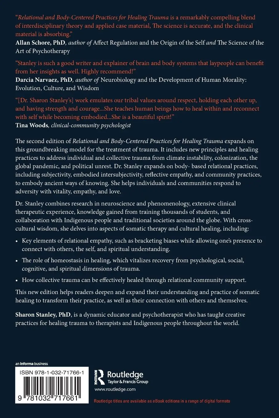Rückseite: 9781032717661 | Relational and Body-Centered Practices for Healing Trauma | Stanley
