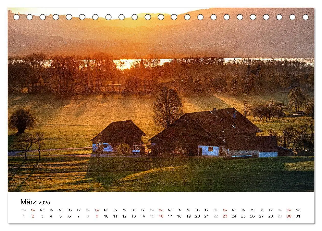 Bild: 9783435307661 | Zauberhaftes Mondseeland (Tischkalender 2025 DIN A5 quer), CALVENDO...