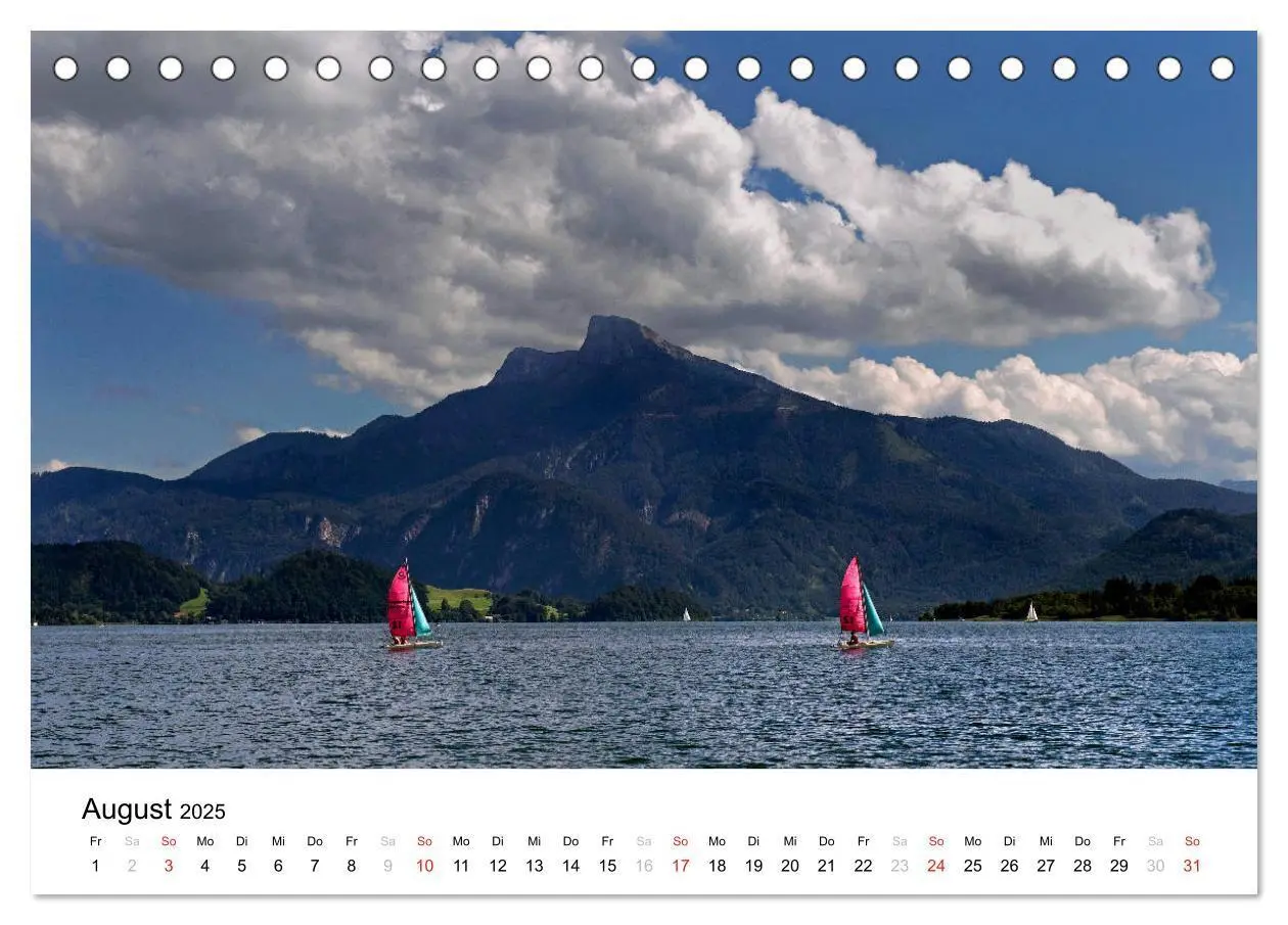 Bild: 9783435307661 | Zauberhaftes Mondseeland (Tischkalender 2025 DIN A5 quer), CALVENDO...