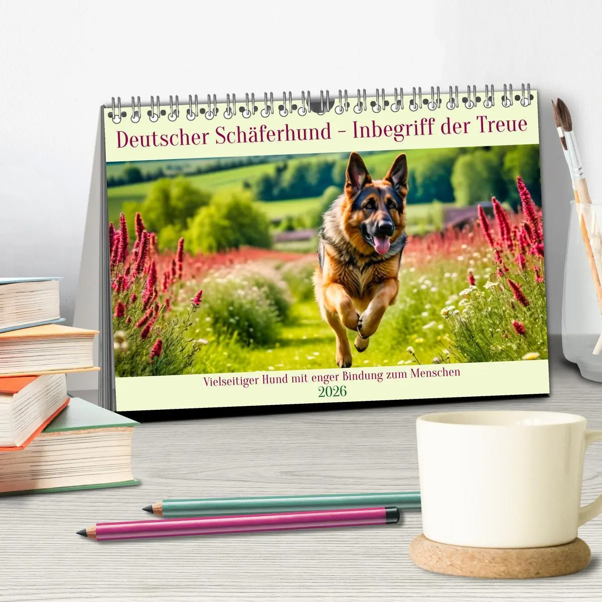 Bild: 9783457327661 | Deutscher Schäferhund - Inbegriff der Treue (Tischkalender 2026 DIN...