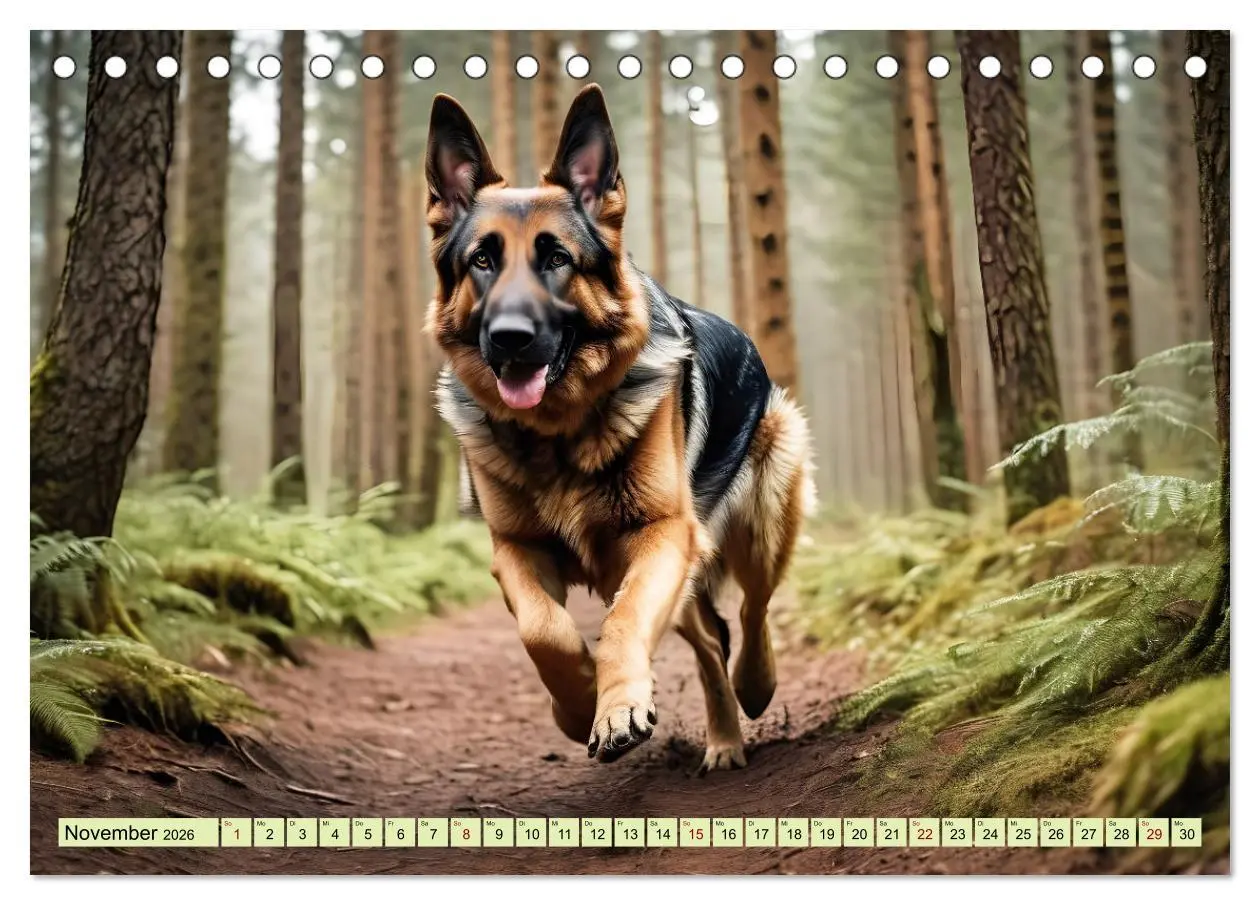 Bild: 9783457327661 | Deutscher Schäferhund - Inbegriff der Treue (Tischkalender 2026 DIN...