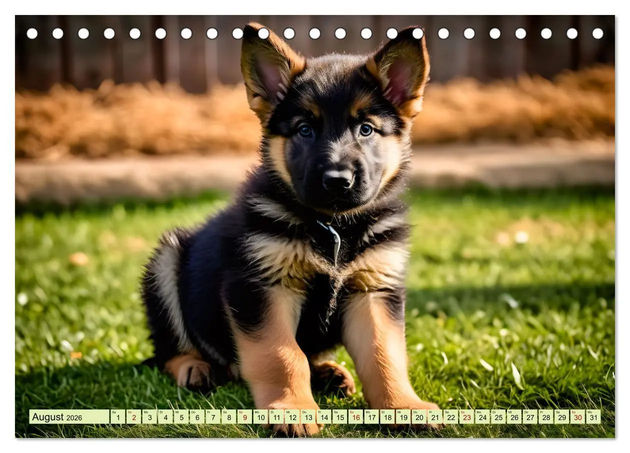 Bild: 9783457327661 | Deutscher Schäferhund - Inbegriff der Treue (Tischkalender 2026 DIN...