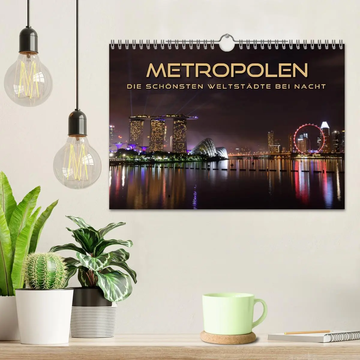 Bild: 9783457877661 | METROPOLEN - die schönsten Weltstädte bei Nacht (Wandkalender 2026...