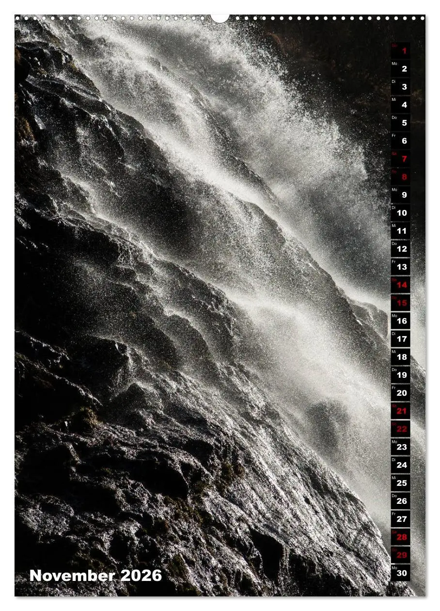 Bild: 9783516417661 | Wasserfälle. Beindruckende Schauspiele der Natur (Wandkalender 2026...