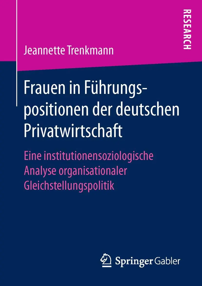 Cover: 9783658157661 | Frauen in Führungspositionen der deutschen Privatwirtschaft | Buch