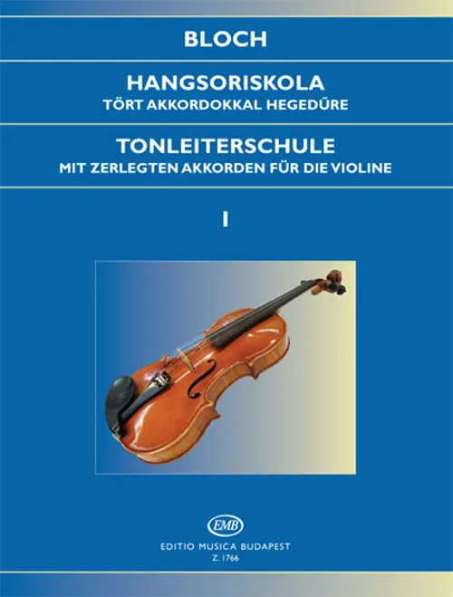 Cover: 9790080017661 | Tonleiterschule I op. 5 mit zerlegten Akkorden | Jozsef Bloch | Buch