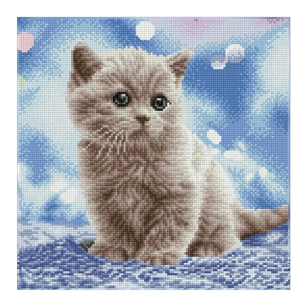 Cover: 4895225917761 | DIAMOND DOTZ - Diamond Painting Katzenbaby | Kit (Bastelset) | 2591776
