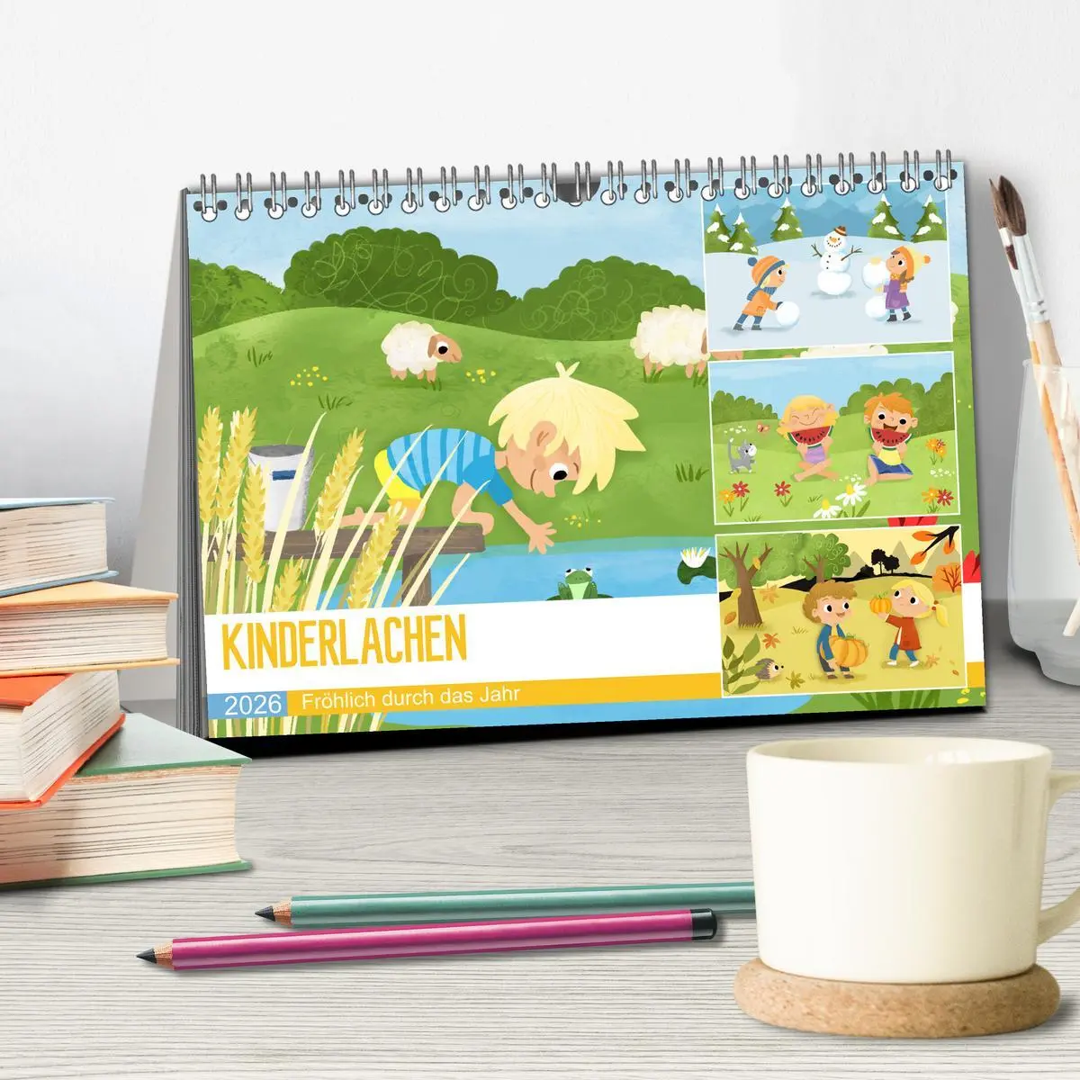 Bild: 9783457627761 | KINDERLACHEN - Fröhlich durch das Jahr - Ein Kinderkalender...