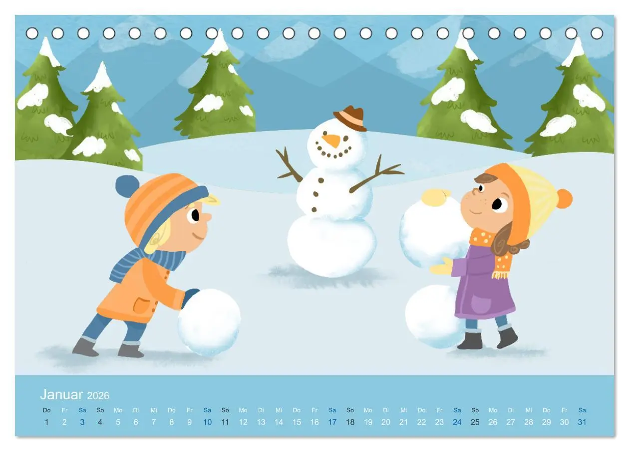 Bild: 9783457627761 | KINDERLACHEN - Fröhlich durch das Jahr - Ein Kinderkalender...