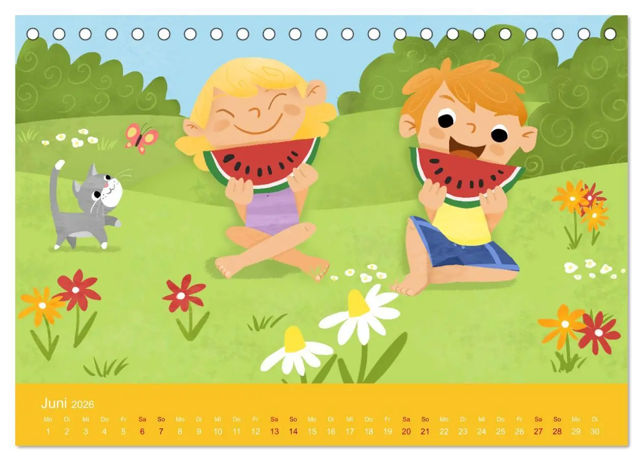 Bild: 9783457627761 | KINDERLACHEN - Fröhlich durch das Jahr - Ein Kinderkalender...