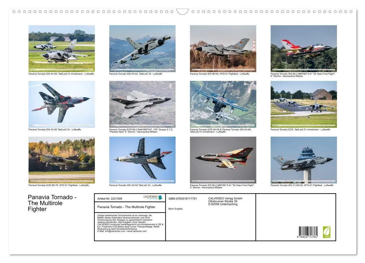 Bild: 9783516717761 | Panavia Tornado - The Multirole Fighter (Wandkalender 2026 DIN A2...