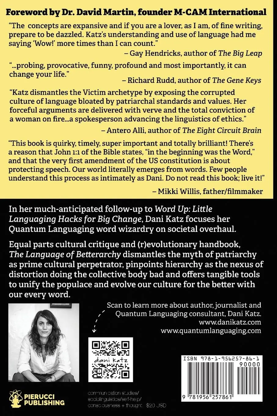 Rückseite: 9781956257861 | The Language of Betterarchy | A Blueprint for Uniting Against Tyranny