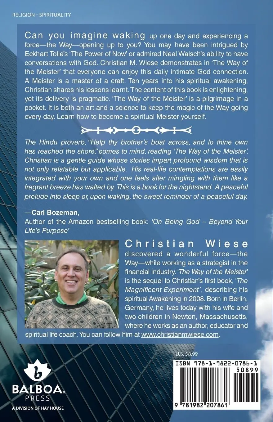 Rückseite: 9781982207861 | The Way of the Meister | Christian M Wiese | Taschenbuch | Englisch