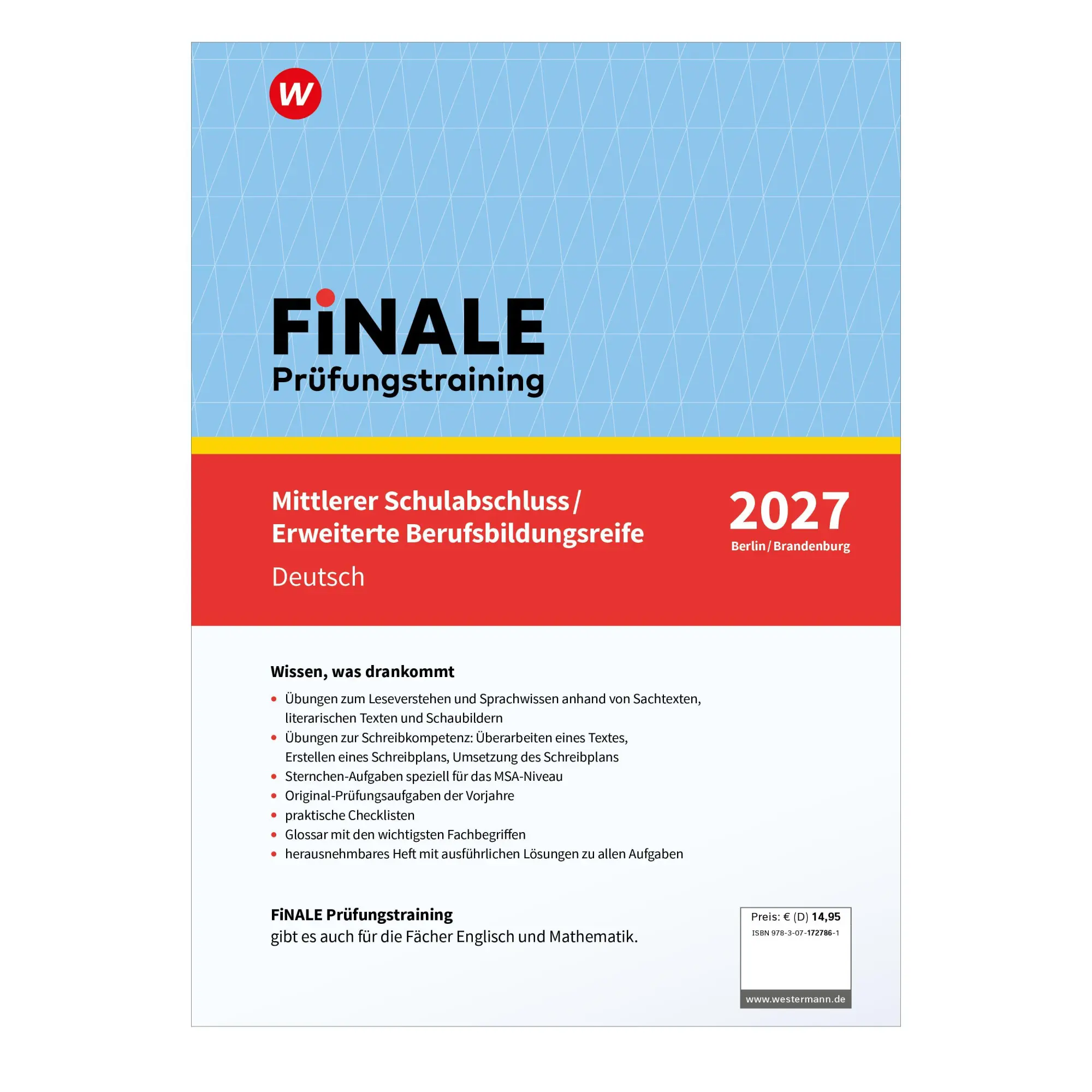 Bild: 9783071727861 | FiNALE - Prüfungstraining Mittlerer Schulabschluss,...