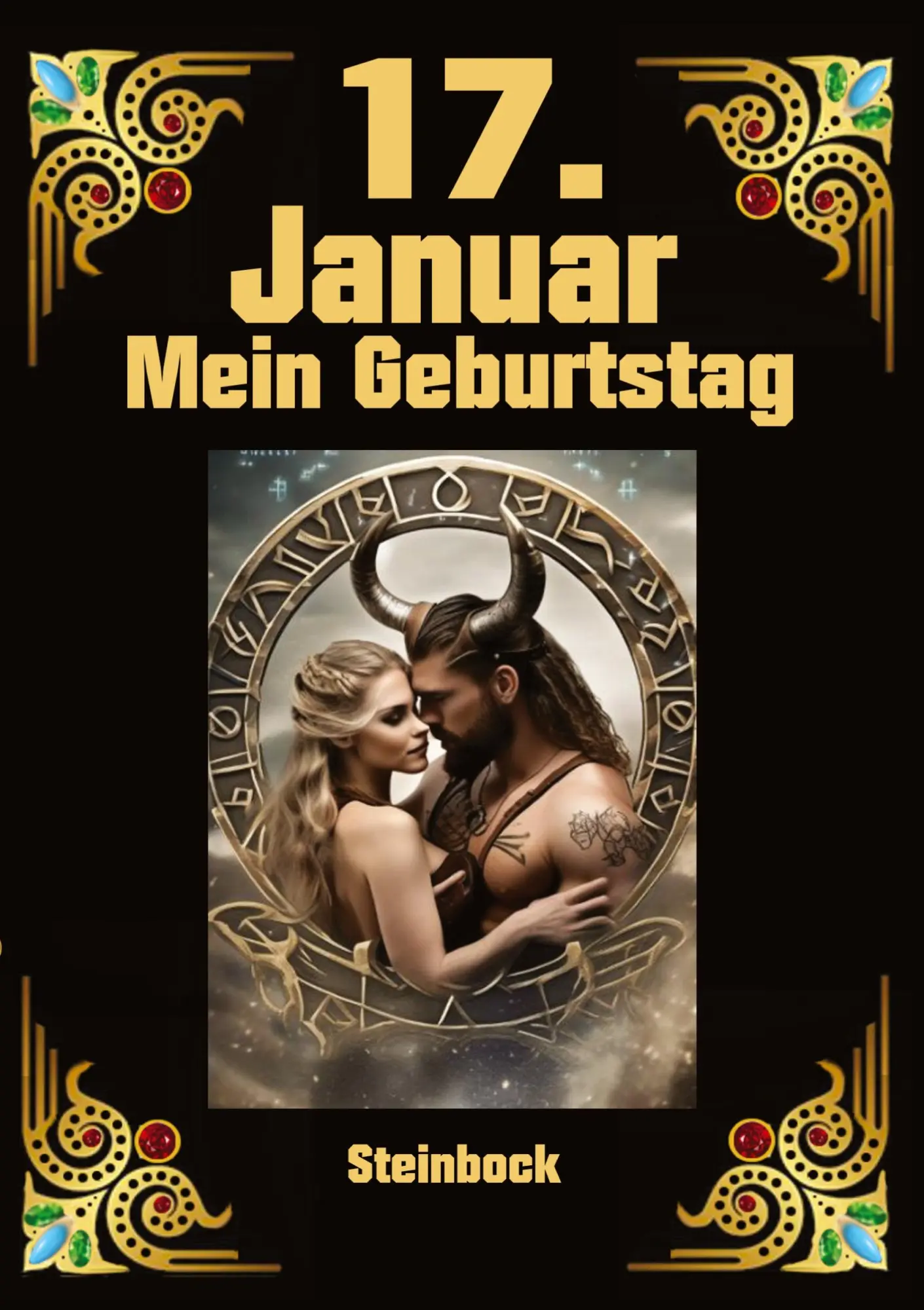 Cover: 9783384047861 | 17. Januar, mein Geburtstag | Geboren im Zeichen des Steinbocks | Buch