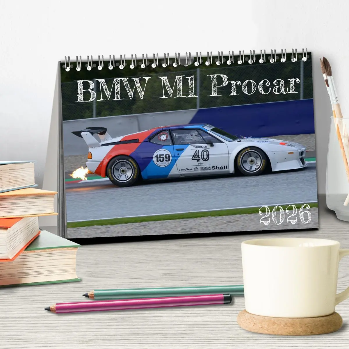 Bild: 9783457617861 | BMW M1 Procar (Tischkalender 2026 DIN A5 quer), CALVENDO...
