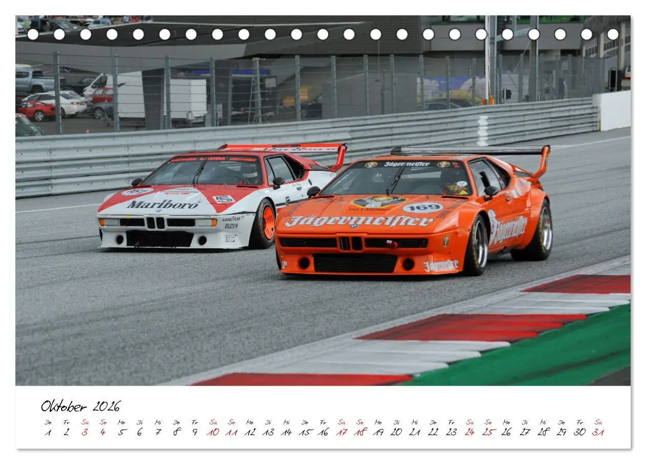 Bild: 9783457617861 | BMW M1 Procar (Tischkalender 2026 DIN A5 quer), CALVENDO...