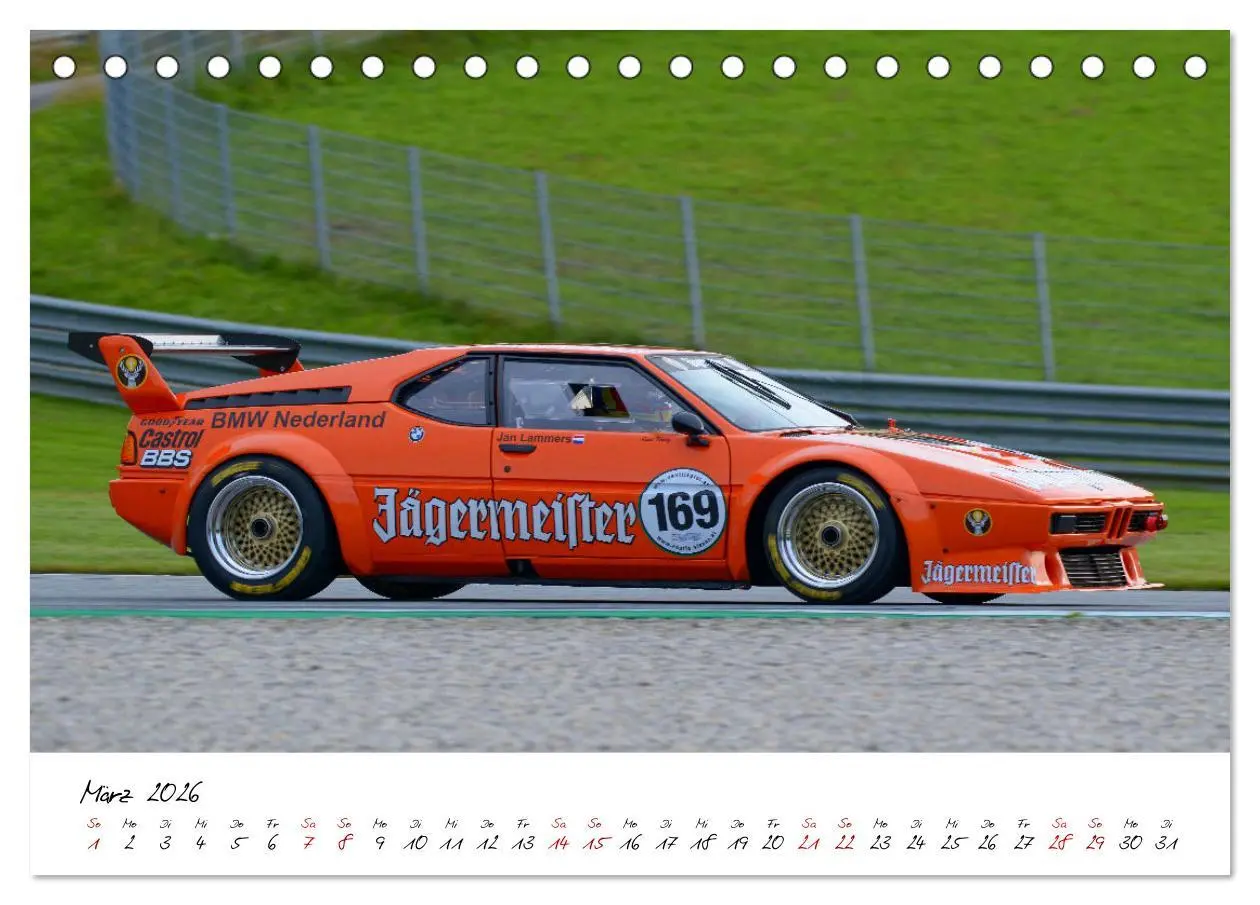 Bild: 9783457617861 | BMW M1 Procar (Tischkalender 2026 DIN A5 quer), CALVENDO...