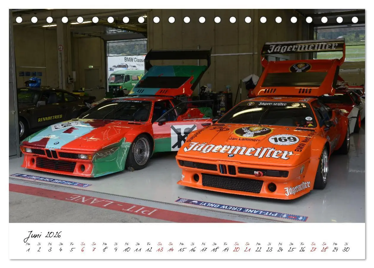 Bild: 9783457617861 | BMW M1 Procar (Tischkalender 2026 DIN A5 quer), CALVENDO...