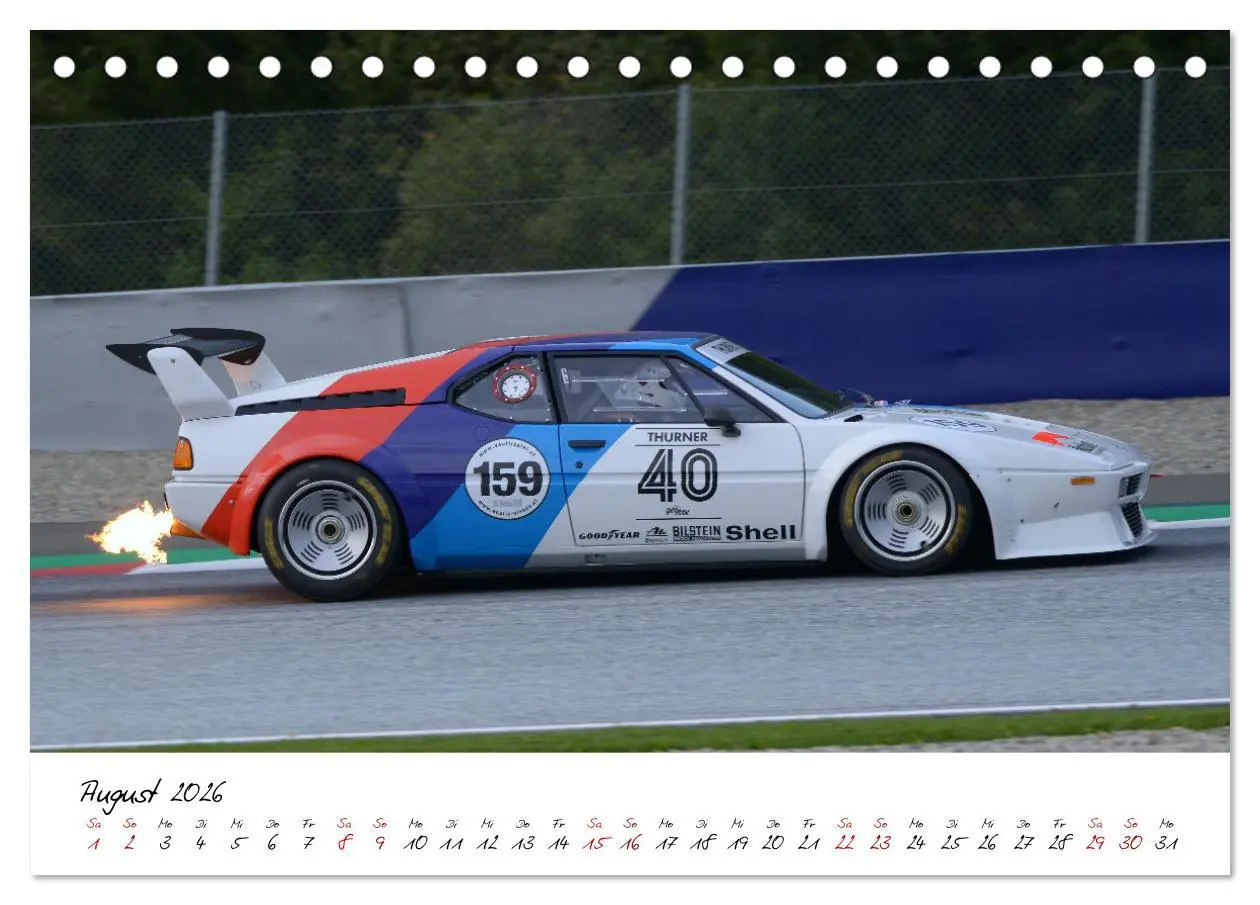 Bild: 9783457617861 | BMW M1 Procar (Tischkalender 2026 DIN A5 quer), CALVENDO...